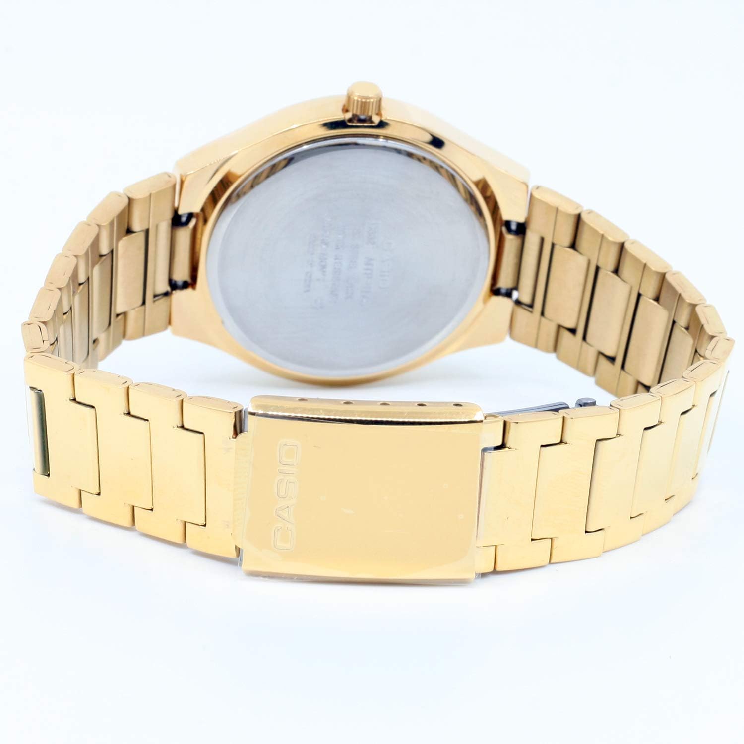 Casio Leather Band Watch Gold