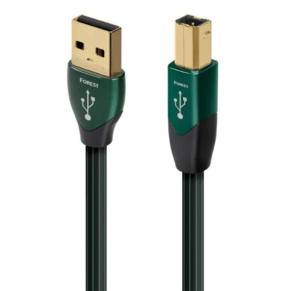 AudioQuest Forest Digital Audio Cable – Premium USB Cable (0.75m) for High-Resolution Audio Transmission, Low-Jitter Design, and Enhanced Signal Clarity for DACs and Audio Systems