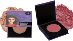 Sugar Cosmetics Mini Contour de Force Blush - 02 Pink Pinnacle (Deep Rose) + Sugar Cosmetics Mini Contour de Force Highlighter - 02 Gold Glory (Golden Bronze), Multi-color, 8g (Pack of 2)