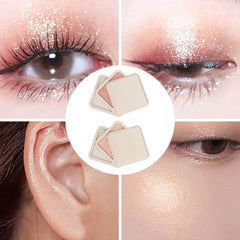 Highlighter Powder Double layer Face Bronzer Shadow Shimmer Powder Cheek Matte finish Blush Makeup Tool 12g Style 2