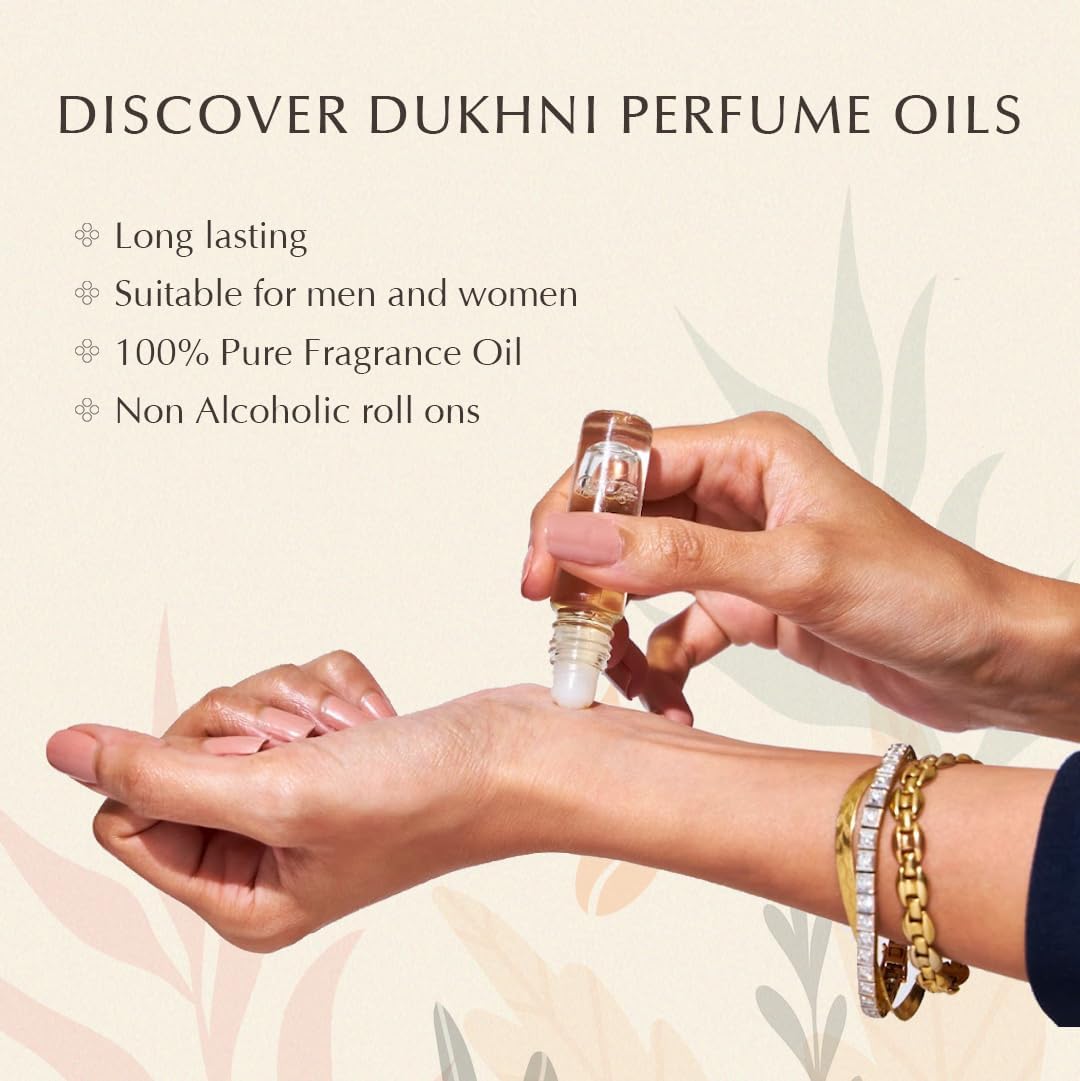 Dukhni Ma’amoul Attar Oil Set | Authentic Arabic Fragrance Oils| Long- lasting Halal Scents for Ramadan & Eid Gifts | Oud Mukhalat, Oud Mubakhar, Oud Abyad, Oud Ya Aini, Attar Al Bakhoor, Ambar Oud