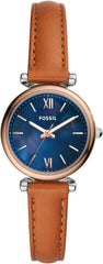 Fossil Womens Quartz Watch, Analog Display and Leather Strap ES4701