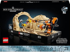 LEGO Star Wars Mos Espa Podrace Diorama Set for Adults, Buildable The Phantom Menace Model Kit, Features Anakin Skywalker’s Podracer, Memorabilia Gifts for Men, Women, Him or Her 75380