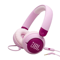 JBL JR320 Wired Kids Headphones, Safe Sound (<85dB), Built-in Microphone, Soft Padded Headband, Comfortable Ear Cushion, Compact and Foldable Design, Single-Sided Flat Cable - Purple