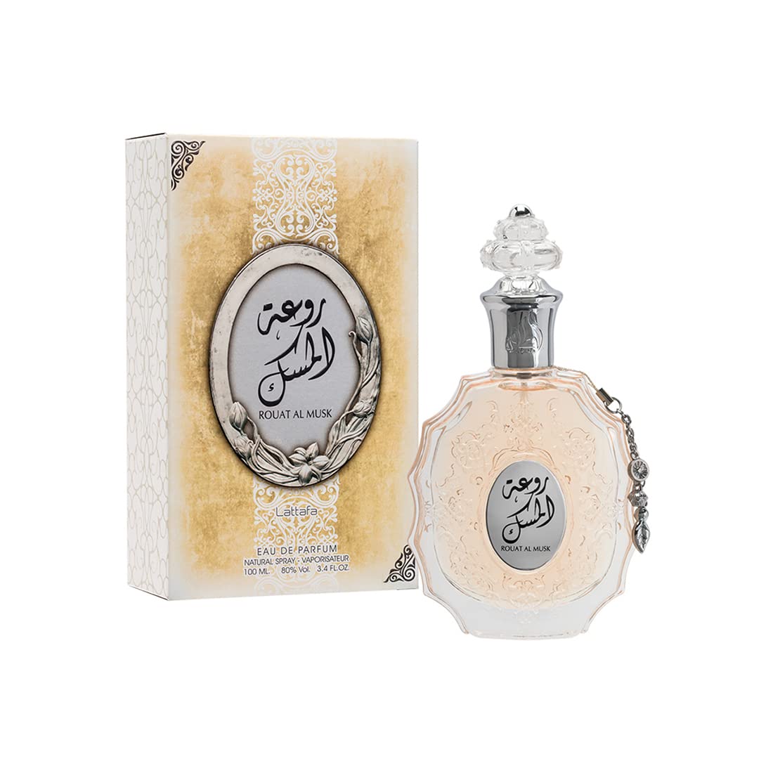 Lattafa Rouat Al Musk Imported Perfume for Men and Women Long Lasting Musk Fragrance 100 ml (Pack of 1)