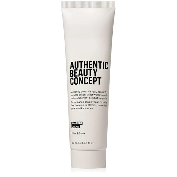 Authentic Beauty Concept Shaping Cream | All Hair Types | Define & Hold Natrual Texture | Vegan & Cruelty-free | Silicone-free