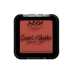 NYX PROFESSIONAL MAKEUP Sweet Cheeks Creamy Powder Blush Matte, Summer Breeze 10
