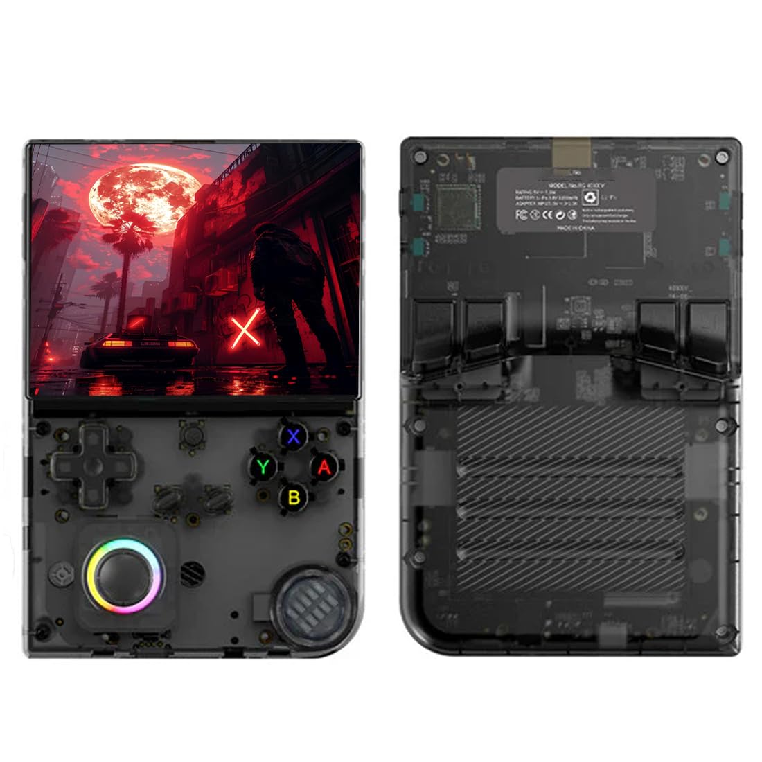 Actualia RG40XXV Retro Game Console 64GB with 5000+Games, 4.0-inch IPS Screen ARM Cortex-A53 Linux 64-bit System Handheld Arcade Gaming Player Gift for Kids Adult