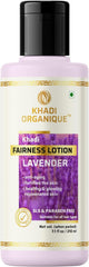 KHADI ORGANIQUE Lavender Fairness Lotion Parabeen Free - 210 ml