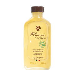 Yves Rocher Monoi de Tahiti Traditional Nourishing Oil for Body and Hair – 3.4 Oz