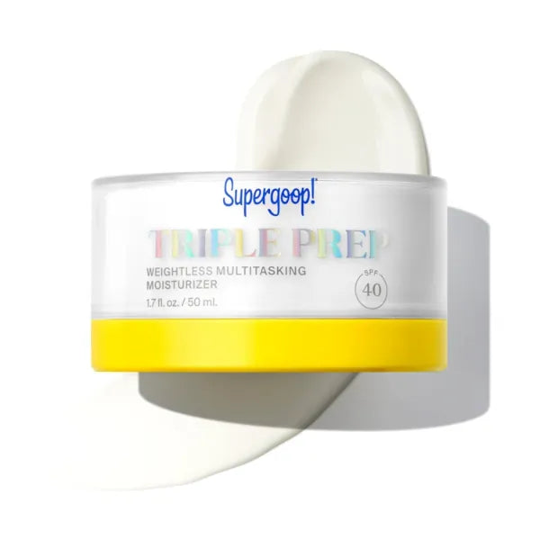 Supergoop! Triple Prep Weightless Multitasking Moisturizer SPF 40 Face Sunscreen - 1.7 fl oz