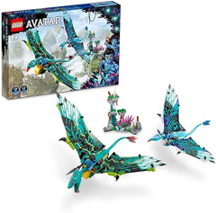 LEGO Avatar Jake & Neytiri First Banshee Flight, Pandora Movie Set with Toy Dragon-Like Figures, Minifigures and Glow in the Dark Elements, Gifts for Kids, Girls and Boys 75572