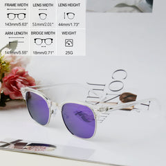 Joopin Polarized Semi Rimless Sunglasses Men Women, Classic Half Frame Sun Glasses UV Protection