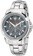 Maserati Men's R8873621006 Successo Analog Display Analog Quartz Silver Watch, Steel
