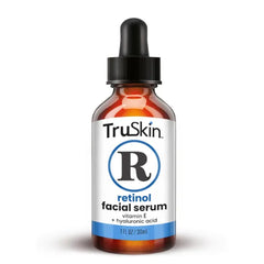 TruSkin Retinol Serum for Face – Gentle, Skin Friendly Anti-Aging Retinoid with Hyaluronic Acid, Cica & Vitamin E – Retinol Facial Serum for Smoother-Looking Skin & Improved Texture