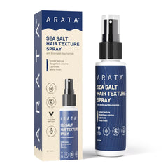 Arata Sea Salt Thickening Hair Spray| Infused With Sea Salt, Biotin & Niacinamide | For Instantly Thicker, Full-Bodied Hair - 50 ML