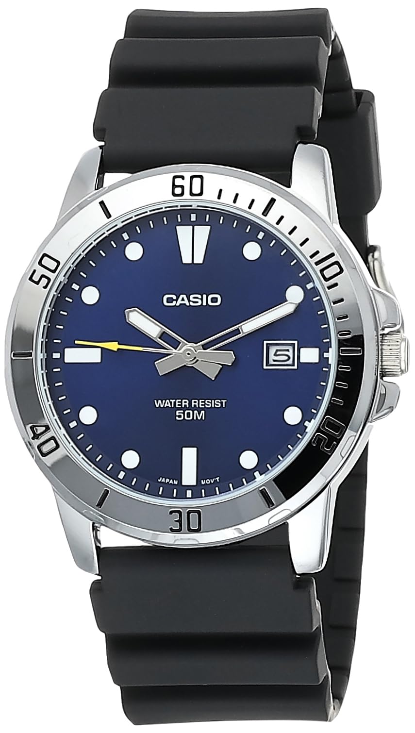 Casio Men's Watch - MTP-VD01-1EVUDF Black / Blue