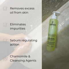 FARMA DORSCH Dermo Cleanser - Gentle Daily Hydrating Face Cleanser for Clear, Healthy Skin - Facial Cleanser with Natural Ingredients - Aloe Vera Face Wash - Removes Excess Oil & Impurities - 200ml