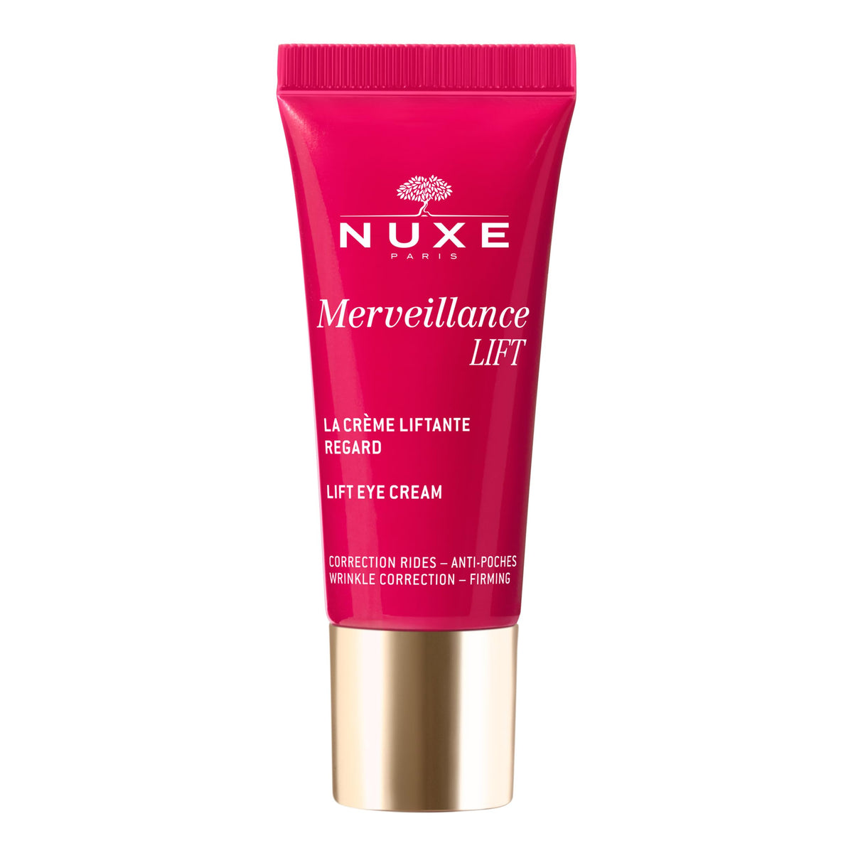 NUXE Merveillance Lift Eye Cream - Under Eye Anti-Aging Treatment for Wrinkles, Puffiness & Bags, 0.51 Oz