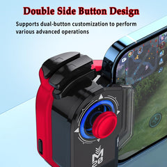 M20 Game Joystick for Android Phone, Bluetooth 5.0 Connection Sensitive PUBG Game Joystick Android 7.0 Above Supported (Black/Red)