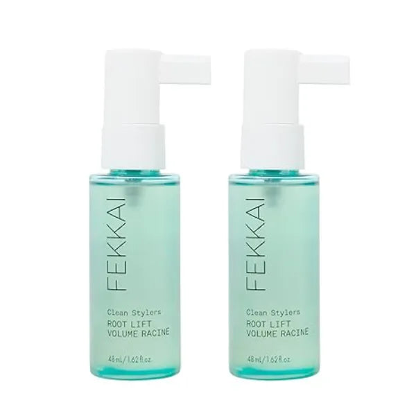 FEKKAI Clean Stylers Root Lift Volume Spray  Increases Volume & Provides 450˚F Heat Protection Free of Sulfates, Parabens, Phthalates 1.62 oz, Pack of 2