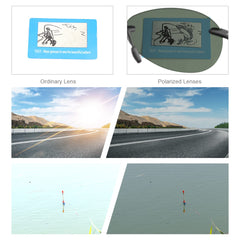 Polarized Sunglasses for Men Women Rimless Frame Driving Glasses UV400 Protection Mirror Lens Shades Sport Eyewear Eyeglasses