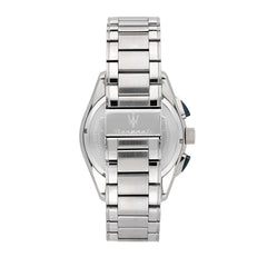 Maserati Men's Watch, TRAGUARDO Collection, Made of Steel - R8873612014 - Silver/Blue