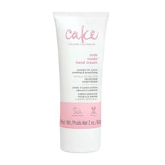 Cake Beauty Velveteen Hand Cream, Milk Made Soothing, Lightweight Hand Cream Oat Extract Concentrate, Marshmallow Root Extract & Shea Butter Travel Sized Hand Cream 60 Ml