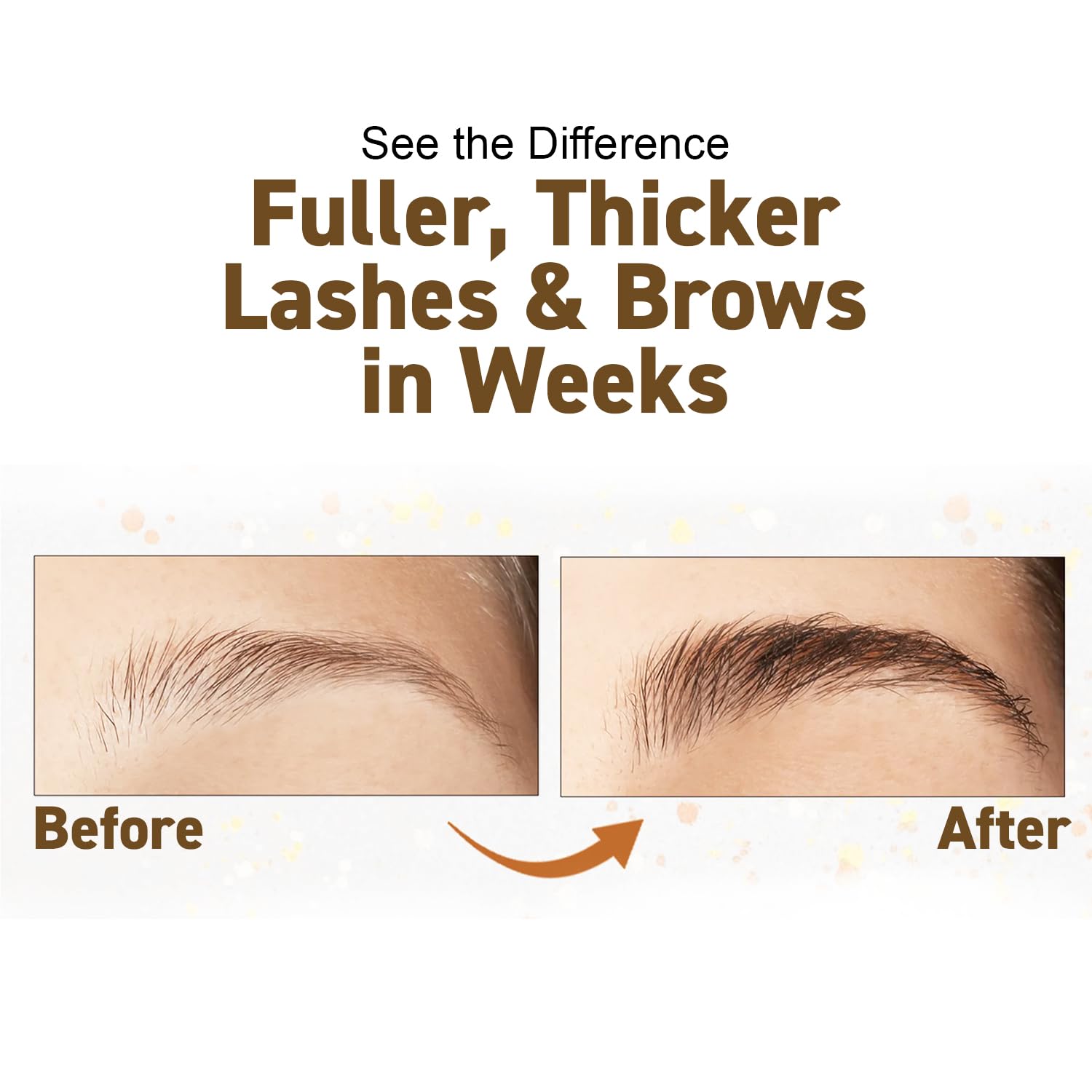 RAWLS Eyebrow & Eyelash Growth Serum - Natural & Organic Formula for Longer, Thicker Lashes & Brows - Nourishing with Castor Oil for eyelashes and eyebrows, Almond Oil and Vitamin E & C - 5 ml
