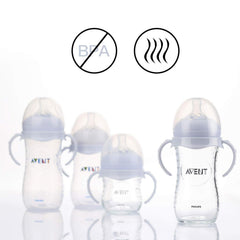 Joyzzz Baby Bottle Handles, 6 Pack Non-slip Easy Grip Bottle Handles for Baby, Dishwasher Safe, Baby Bottle Holder for Philips Avent Natural Baby Bottles and Avent Bottle Holder for Baby(White)