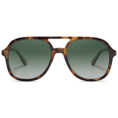 SOJOS Retro Vintage Polarized Sunglasses Double Bridge Brow Bar Square Aviators SJ2174