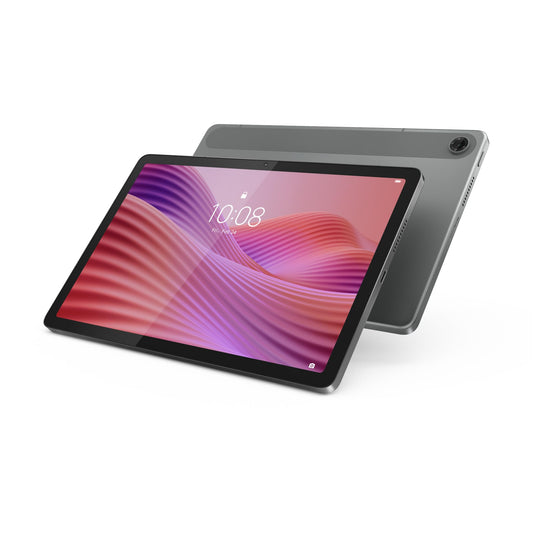 Lenovo Tab with Clear Case, 10.1" WUXGA (1920x1200) 400nits Anti-fingerprint Touch, MediaTek Helio G85 processor, 4G LTE Voice calling, 4GB RAM, 128GB Storage, Android 14, Luna Grey - [ZAEJ0000AE] (Non PTA)