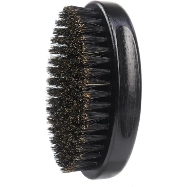 LA PERLA TECH Beard Brush for Men with Soft Nylon Bristles, Facial Hair Brushes for Men’s Grooming & Beard Care, Travel Friendly Beard Grooming Combs, Black Large