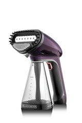 Black & Decker Portable Garment Steamer With Universal Bottle Adaptor 1500W - Dark Purple