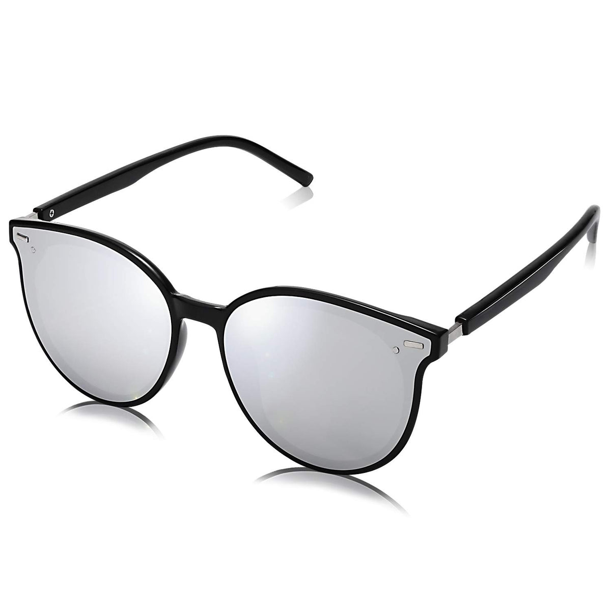 SOJOS Classic Retro Round Sunglasses Women Men Large Glasses SJ2067