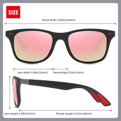 Polarized Sunglasses Mens Womens Cool Fishing Driving Hiking Ultralight Retro Wrap Around Travel sun glasses UV Protection