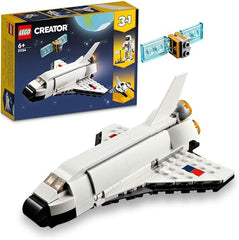 LEGO 31134 Creator 3 in 1 Space Shuttle Toy to Astronaut Figure to Spaceship, Building Toys for Kids, Boys, Girls Aged 6 and up, Creative Gift Idea