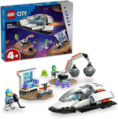 LEGO City Spaceship and Asteroid Discovery Set, Space Station Toy for 4 Plus Year Old Boys & Girls, with an Alien Figure and 2 Astronaut Minifigures for Pretend Play, Gift for Preschool Kids 60429