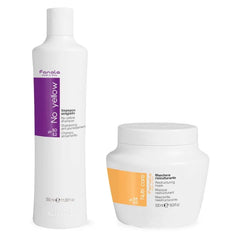 Fanola No Yellow Shampoo, 350ml & Fanola Nutri Care Restructuring Mask - 500ml