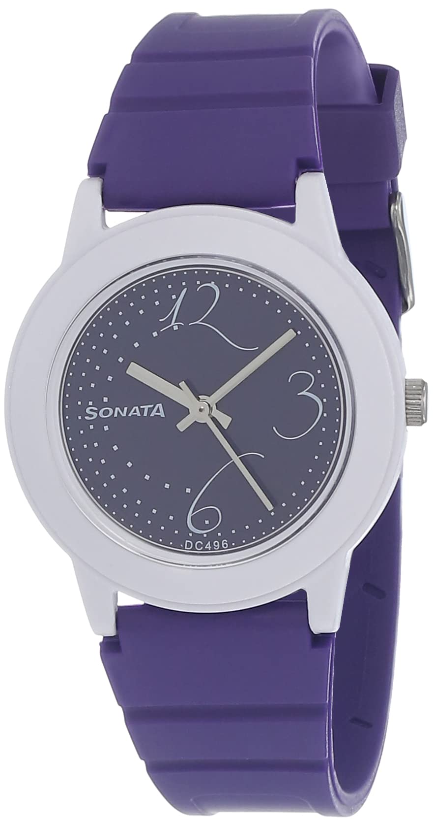 Sonata Fashion Fibre Analog Black Dial Women's Watch NM8992PP02/NN8992PP02