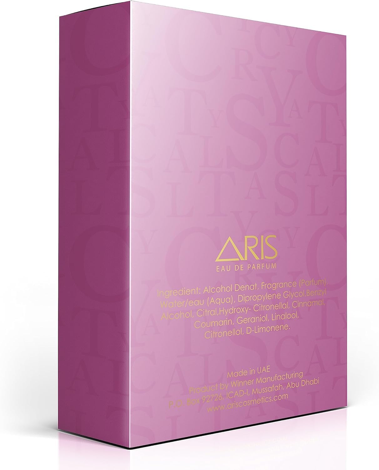 ARIS Crystal Eau De Parfum for Women 100 ml