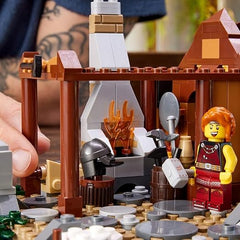 LEGO 21343 Ideas Viking Village Building Kit for Adults, Large Set with Longhouse, Medieval Blacksmith's Smithy and Watchtower, Gift Idea for History Fans, Men, Women, Him and Her