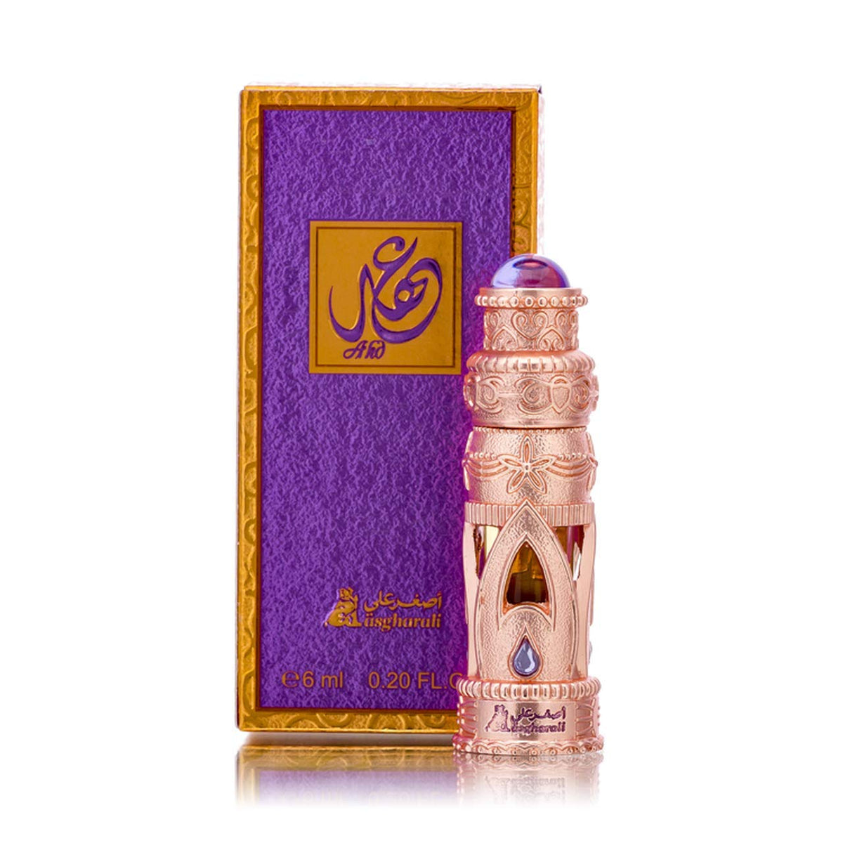 ASGHARALI Ahd attar Perfume for Men, Arabian perfume oil, Oriental Woody Citrusy Fresh Perfume - 6ml