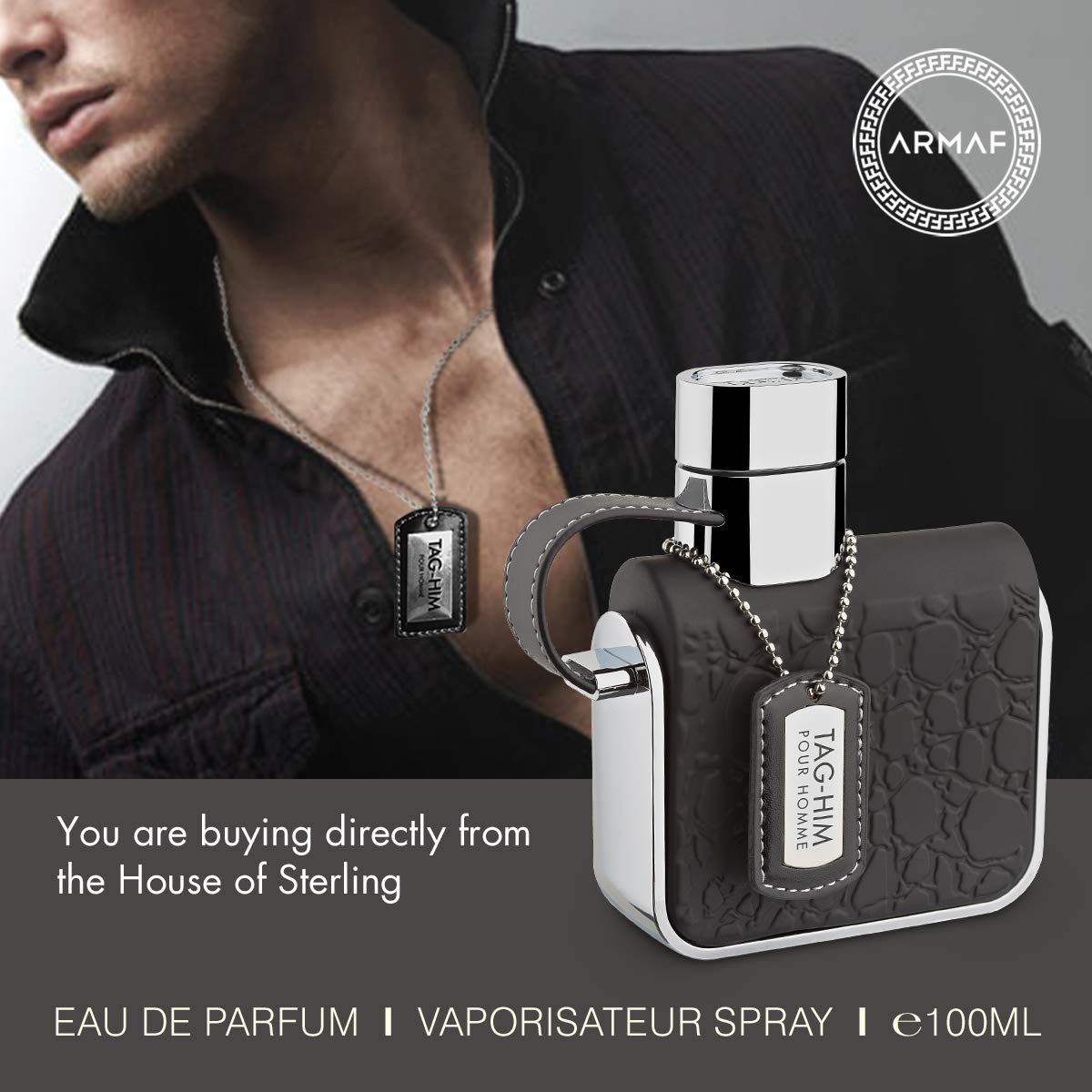 Armaf Men's Perfume Signature Collection, 4 Piece Set, Club De Nuit Intense Man EDT 105ml + Armaf Tag Him 100ml EDT + Armaf Hunter For Men 100ml EDP + Armaf Tres Nuit EDP 100ml, perfume for man