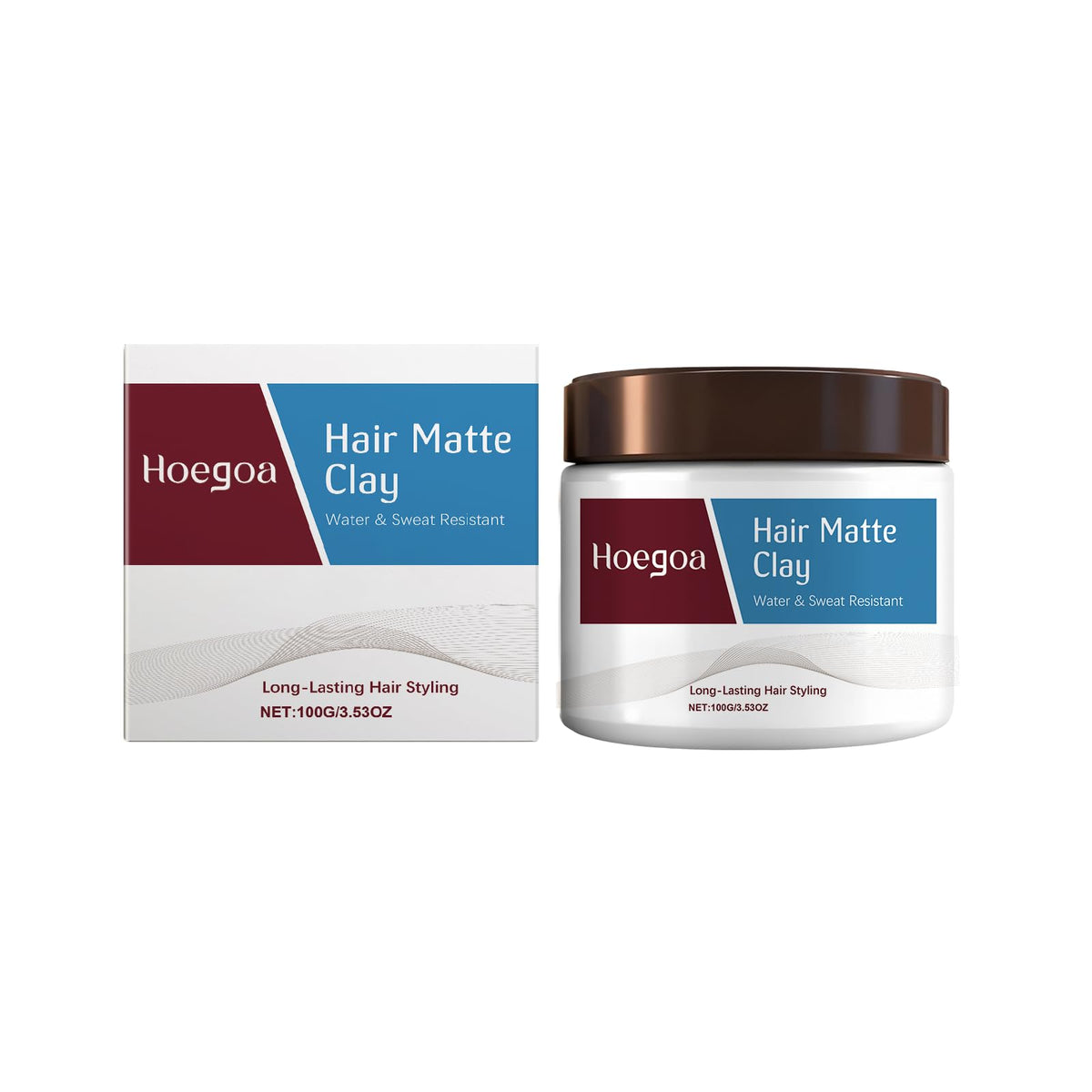 Heogoa Matte Hair Clay for Men – Clay Pomade & Texture| Mens Hair Hold | Hair Pomade for Men & Women | Hair Styling with Matte Finish