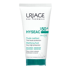 Uriage Hyseac 50 Sun Protection Factor (SPF) + Fluid, 50 ml- long-lasting matte effect
