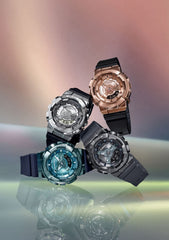 G-Shock Casio GM-S110LB-2AJF [ Analog Combination Model 110 Series miniaturized and Thin Model Rubber Band] Watch Shipped from Japan Oct 2022 Model, Blue