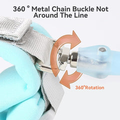 ECVV Anti Lost Wrist Link for Toddlers Blue Child Wrist Leashes with Magnetic Unlock Design Wristband Rope for Keeping Your Kid Close and Safe 6.56ft