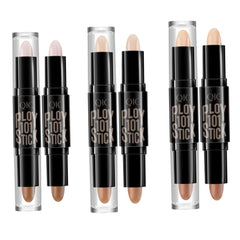 Double Ended Wonder Contouring Pen Bronzer and Highlighter Stick Facial Makeup Contour Concealer Cosmetic for 3D Makeup Effect(3#) 1pc,Cosmetic Tools and Other Accessories