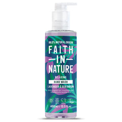 Faith In Nature Hand Wash Lavender & Geranium, 400 ml